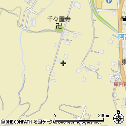 熊本県熊本市南区城南町東阿高1718周辺の地図