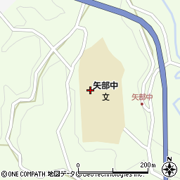 熊本県上益城郡山都町城平527周辺の地図