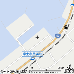 熊本県宇土市長浜町2075周辺の地図