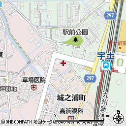 熊本　進学アカデミー周辺の地図