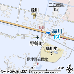 熊本県宇土市野鶴町299周辺の地図