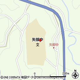 熊本県上益城郡山都町城平506周辺の地図