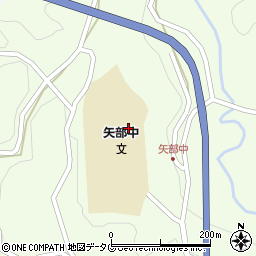 熊本県上益城郡山都町城平505周辺の地図