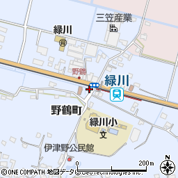熊本県宇土市野鶴町265周辺の地図