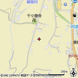 熊本県熊本市南区城南町東阿高1716周辺の地図