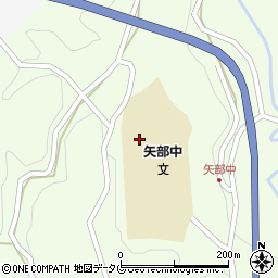 熊本県上益城郡山都町城平509周辺の地図