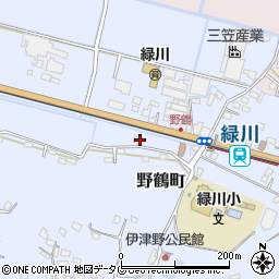 熊本県宇土市野鶴町374周辺の地図