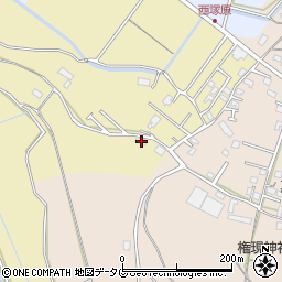 熊本県熊本市南区城南町東阿高196周辺の地図