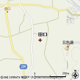 熊本県上益城郡甲佐町田口216周辺の地図