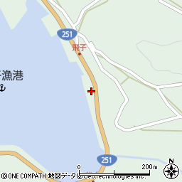 長崎県雲仙市小浜町飛子3036周辺の地図