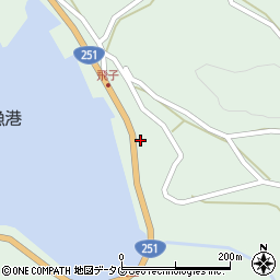長崎県雲仙市小浜町飛子3091周辺の地図