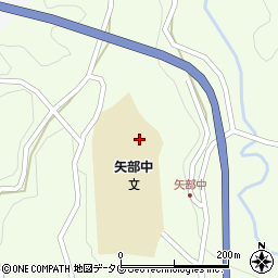 熊本県上益城郡山都町城平502周辺の地図