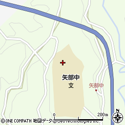 熊本県上益城郡山都町城平494周辺の地図