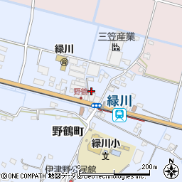 熊本県宇土市野鶴町268周辺の地図