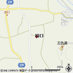 熊本県上益城郡甲佐町田口208周辺の地図