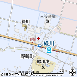 熊本県宇土市野鶴町270周辺の地図