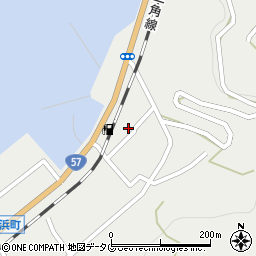 熊本県宇土市長浜町334周辺の地図