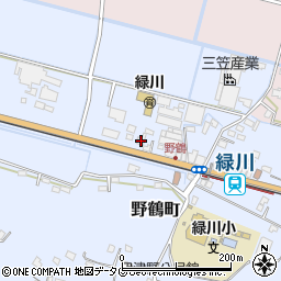 熊本県宇土市野鶴町304周辺の地図