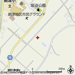 熊本県宇土市網津町周辺の地図