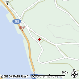 長崎県雲仙市小浜町飛子3074周辺の地図