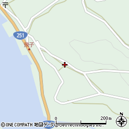 長崎県雲仙市小浜町飛子3071周辺の地図