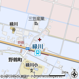 熊本県宇土市野鶴町237周辺の地図