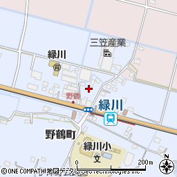 熊本県宇土市野鶴町272周辺の地図