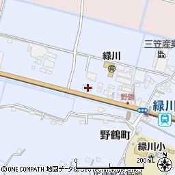 熊本県宇土市野鶴町312周辺の地図