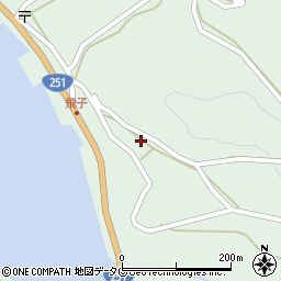 長崎県雲仙市小浜町飛子3073周辺の地図