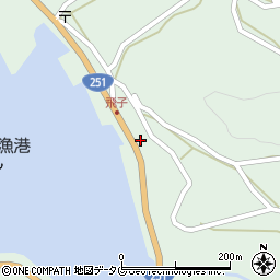 長崎県雲仙市小浜町飛子3109周辺の地図