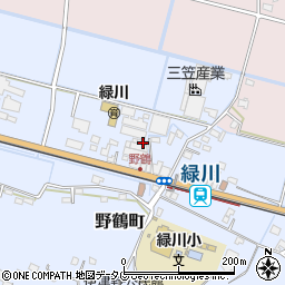 熊本県宇土市野鶴町355周辺の地図