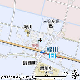 熊本県宇土市野鶴町280周辺の地図