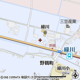 熊本県宇土市野鶴町305周辺の地図