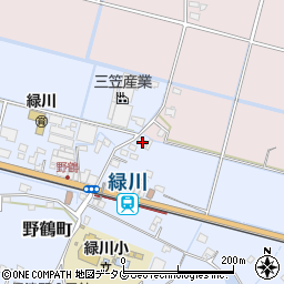 熊本県宇土市野鶴町235周辺の地図