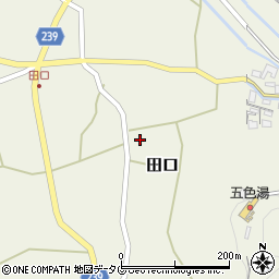 熊本県上益城郡甲佐町田口206周辺の地図