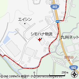 シモハナ物流株式会社　熊本営業所周辺の地図