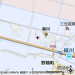 熊本県宇土市野鶴町352周辺の地図