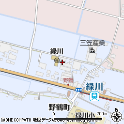 熊本県宇土市野鶴町354周辺の地図