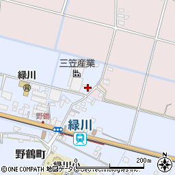 熊本県宇土市野鶴町281周辺の地図