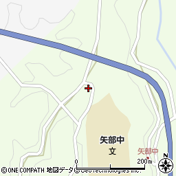熊本県上益城郡山都町城平485周辺の地図