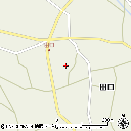 熊本県上益城郡甲佐町田口1226-1周辺の地図