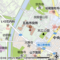 五島市役所　地域協働課周辺の地図