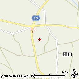 熊本県上益城郡甲佐町田口1225周辺の地図