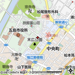 福江青年会議所周辺の地図