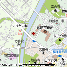 長崎県五島振興局　建設部管理・用地課周辺の地図