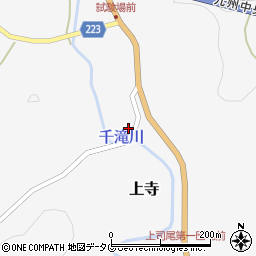 熊本県上益城郡山都町上寺周辺の地図