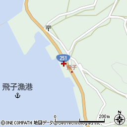 長崎県雲仙市小浜町飛子3522周辺の地図