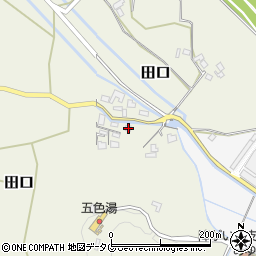 熊本県上益城郡甲佐町田口158周辺の地図