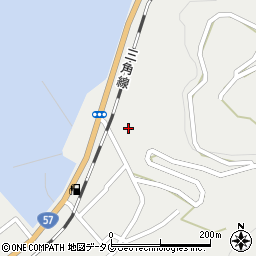 熊本県宇土市長浜町122周辺の地図