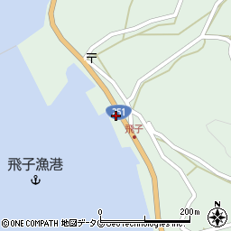 長崎県雲仙市小浜町飛子3525周辺の地図